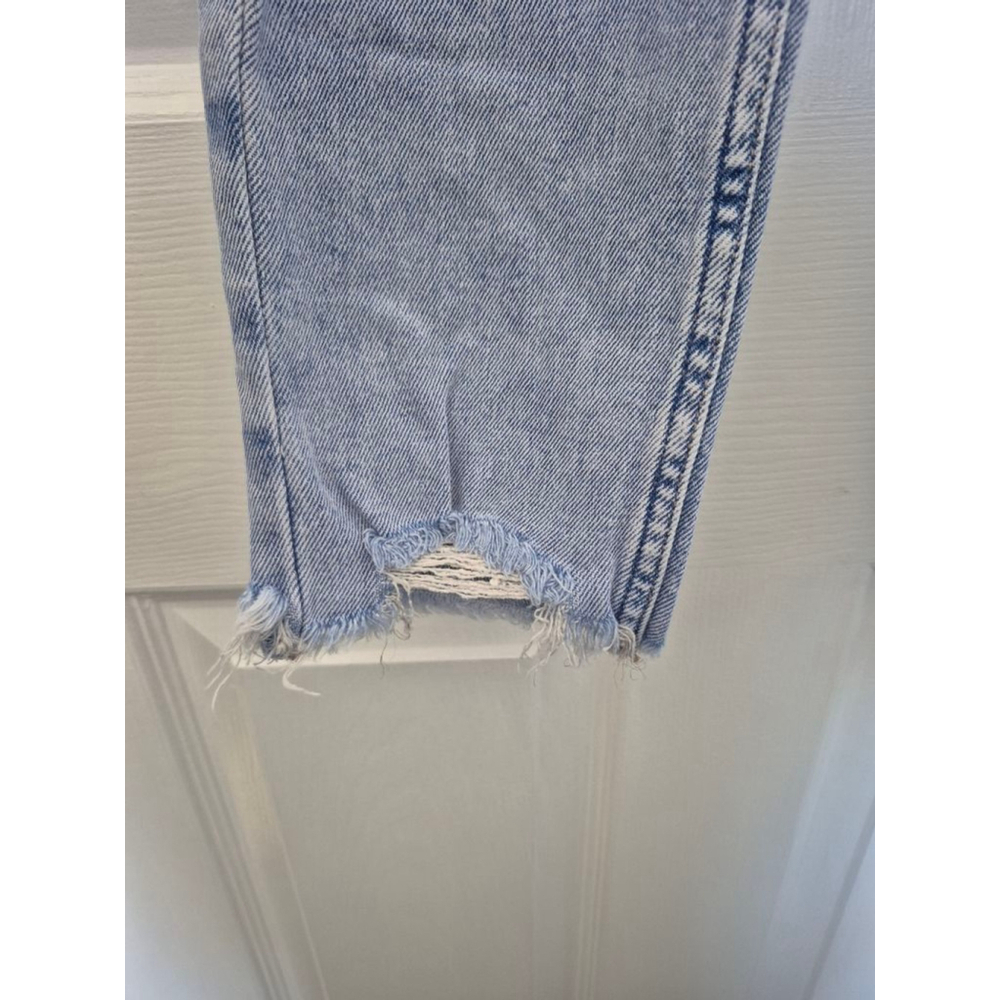 Girls Justice Light Blue Distressed Jeans Size 10 - Picture 5 of 8